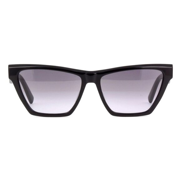 New SAINT LAURENT Black Cat Eye SL M103 001 001 Sunglasses Women - Picture 2 of 5